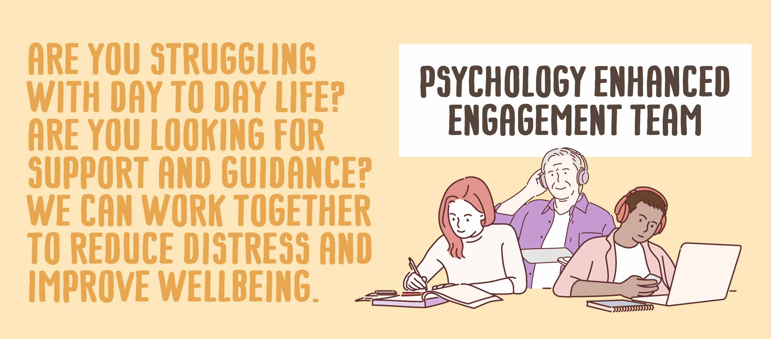 Booking Psychology Enhanced Engagement Team (PEET) Access Therapies